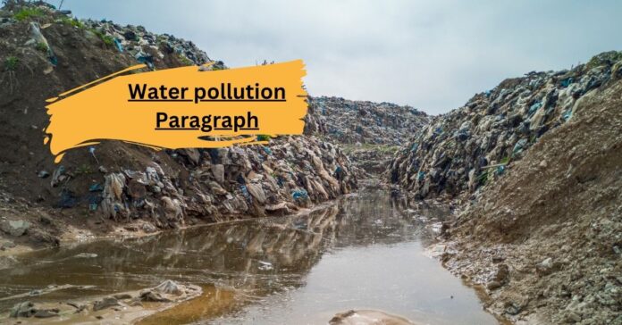 water pollution paragraph