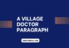 a village doctor paragraph