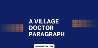 a village doctor paragraph