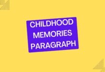 childhood memories paragraph