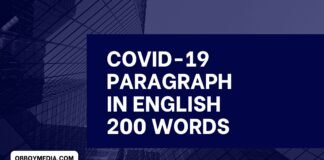 covid-19 paragraph in english 200 words