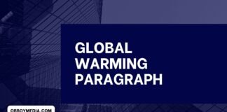 global warming paragraph