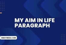 my aim in life paragraph