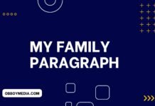 my family paragraph