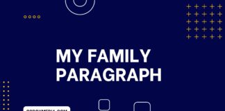 my family paragraph