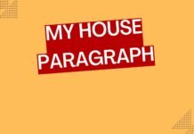 my house paragraph