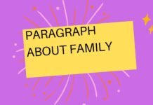 paragraph about family