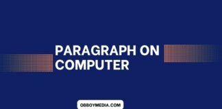 paragraph on computer