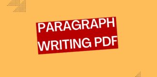 paragraph writing pdf