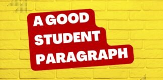 a good student paragraph