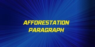 afforestation paragraph