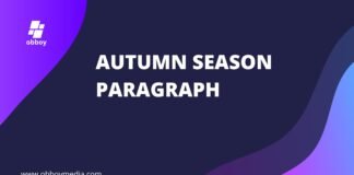 autumn season paragraph