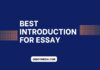 best introduction for essay