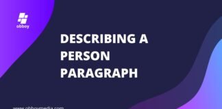 describing a person paragraph