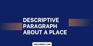 descriptive paragraph about a place