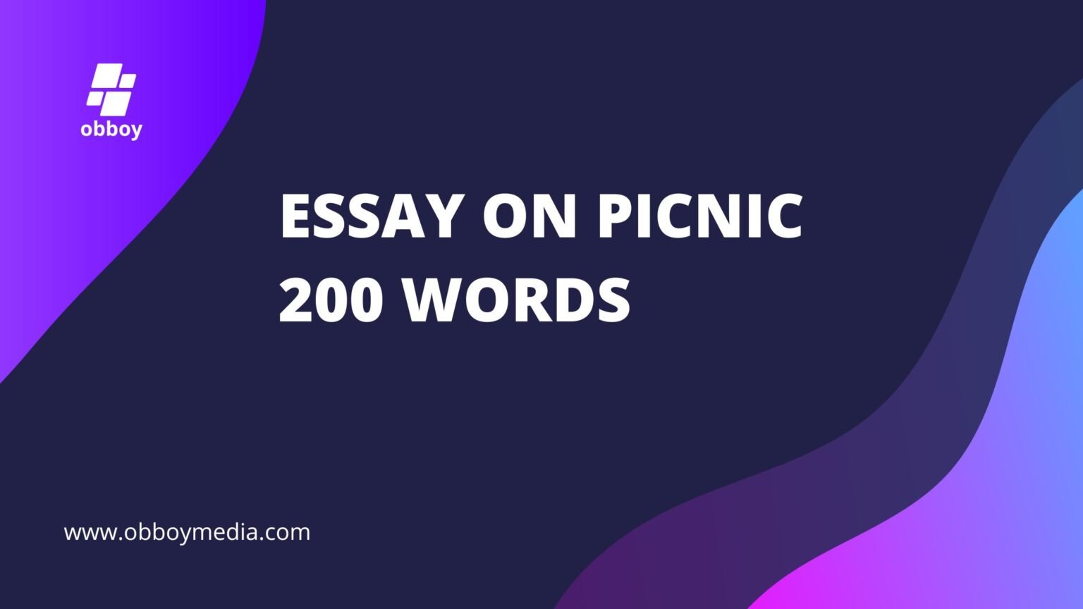 a family picnic essay 200 words