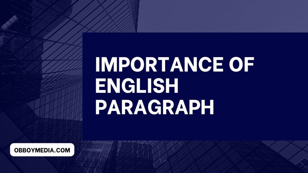 importance-of-english-paragraph