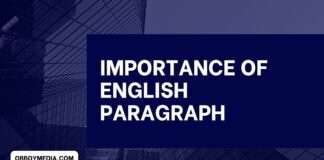 importance of english paragraph
