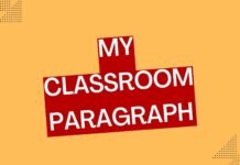 my classroom paragraph