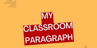 my classroom paragraph