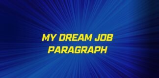 my dream job paragraph