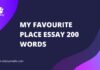 my favourite place essay 200 words