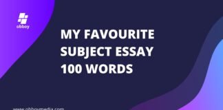 my favourite subject essay 100 words