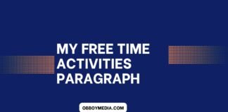 my free time activities paragraph