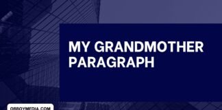 my grandmother paragraph