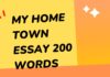 my home town essay 200 words
