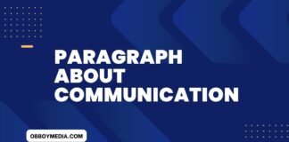 paragraph about communication