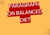 paragraph on balanced diet