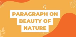paragraph on beauty of nature