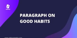 paragraph on good habits