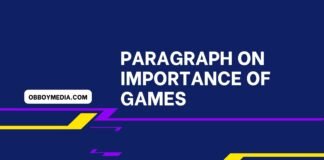 paragraph on importance of games