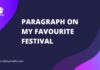 paragraph on my favourite festival