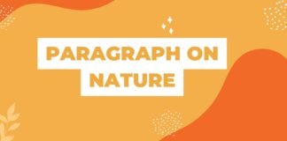 paragraph on nature