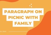 paragraph on picnic with family ( বাংলা অর্থ সহ – সহজ ভাষায় ) কয়েক পড়াতেই মুখস্ত হবে paragraph on picnic with family