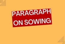 paragraph on sowing