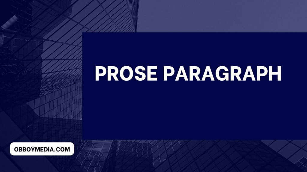 prose paragraph ( বাংলা অর্থ সহ - সহজ ভাষায় ) কয়েক পড়াতেই মুখস্ত হবে prose paragraph