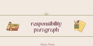 responsibility paragraph