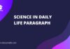 science in daily life paragraph