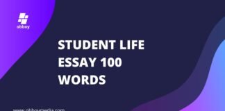 student life essay 100 words