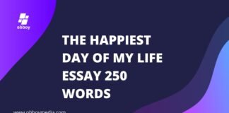 the happiest day of my life essay 250 words