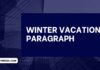 winter vacation paragraph