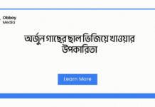 অর্জুন গাছের ছাল ভিজিয়ে খাওয়ার উপকারিতা