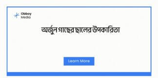 অর্জুন গাছের ছালের উপকারিতা