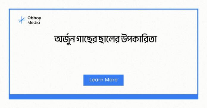অর্জুন গাছের ছালের উপকারিতা