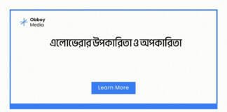 এলোভেরার উপকারিতা ও অপকারিতা