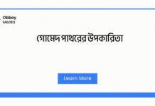 গোমেদ পাথরের উপকারিতা
